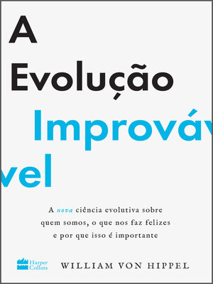 cover image of A evolução improvável